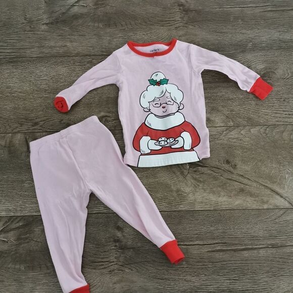 3/$15 Carter's Christmas pajamas 12 M - Picture 1 of 4